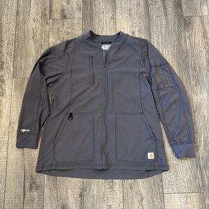 Carhartt pewter scrub jacket